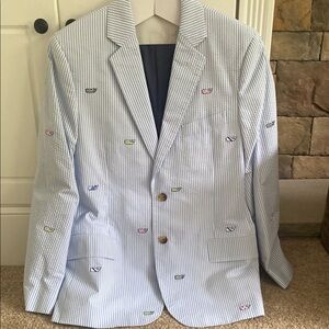NWOT Kentucky Derby Seersucker Vineyard Vines Blazer